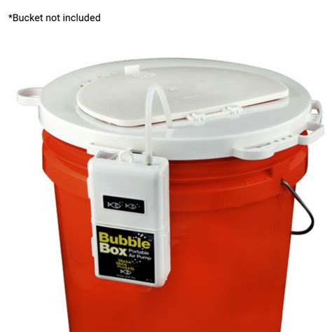 marine metal 5gal lid with bubble box aerator lb 11|Marine Metal LB.